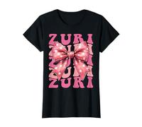 Zuri Name Coquette Bow Aesthetic for Women Girls T-Shirt