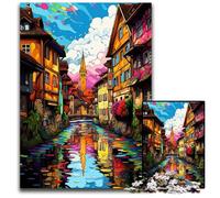 Zurich_Old_Town Jigsaws 1000 Pieces for Adults Jigsaw Puzzles for Adults Perfect DIY Art Decor Or Birthday Gift 1000 PCS(38x26cm)