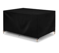 ZUROJ Garden Furniture Set Weatherproof Covers 140x140x120cm Patio Furniture Cover for outside Rectangle/Rectangular Table and Chair Set, rattan furniture set,Heavy Duty Oxford Fabric