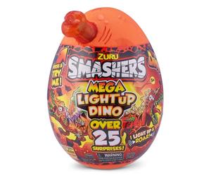 ZURU 7474 Smashers Mega Light UP Dino Giant Surprise Dinosaur Egg Buildable Dinosaur Collectible Dinosaur