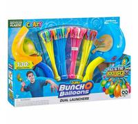 Zuru Crazy Bunch O Balloons Dual Launchers Self Sealing 130 + Water Bombs