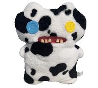 ZURU Fugglers Bigg Fuggs - Big Funny Ugly Monster Plush - 43.2 cm (Gaptooth McGoo (Cow Print)