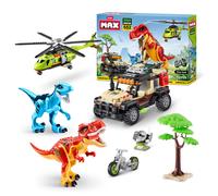 ZURU MAX-Dino Adventure US-Series 1-(552 pcs) Box PLAYSET Assorted