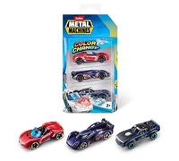 Zuru Pack of 3 Cars Metal Machines Colour Change