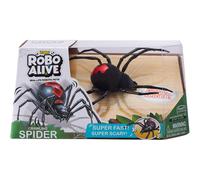 Zuru Robo Alive Crawling Spider - Battery-Powered Robotic Toy (Black) with Realistic Coloration & Fast Scuttling