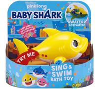 ZURU ROBO ALIVE JUNIOR Baby Shark Battery-Powered Sing and Swim Bath Toy, Random color
