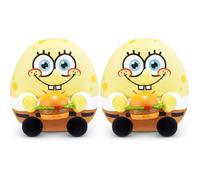 ZURU Snackles Licensed Character SpongeBob Squarepants 5-inch Plush Plush with Snack Accessory (Pack of 2)