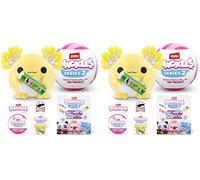 ZURU Snackles Series 2 Wave 2, Snack Swap, 12 cm Cuddly Squishy Comfort 5 inch Plush with License Snack Brand Accessory (Random Assortment) (Pack of 2)