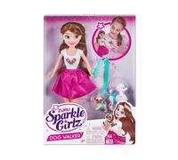 ZURU Sparkle Girlz Dog Walker Doll Set