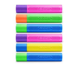 ZURU X-Shot Foam Water Blaster - 6-Pack, Rapid Fill, 33ft Range, Lightweight Summer Soaker Set