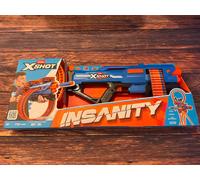 Zuru X SHOT Insanity Mad Mega Barrel Dart Blaster - 72 darts Brand New
