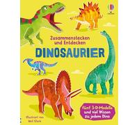 Zusammenstecken und Entdecken: Dinosaurier: Buch mit fünf 3-D-Modellen und viel Wissen zu jedem Dino - für Kinder ab 4 Jahren