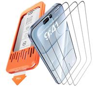 Zuskruci 3-Pack for iPhone Air Screen Protector, 9H+ Tempered Glass, Scratch & Drop Resistant, Smooth & Clear, Easy Installation, Case Friendly, Full Coverage