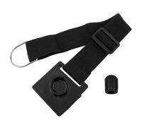 zutisay 1 pcs Cello tail anchor Adjustable cello rock stop strap Cello Antiskid Device tail pin protector with rubber Musical instrument Accessories (Black)
