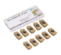 ZUUOZBYY 10PCS Carbide Turning Inserts Fine Coating Lathe Inserts for Lathe Milling Machine Clip Type (APMT1604PDER-MO2)