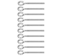 ZUUOZBYY 10Pcs M6 Ring Bolt 304 Stainless Steel Sunshade Net Thread Ring Screw Hook Greenhouse Supplies