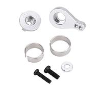 ZUUOZBYY 25T Buffer Steering Arm Shim Plate Fit for Wltoys 1/12 12428/12423 FY-03 RC Parts (Silver MN-025S)