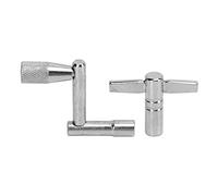 ZUUOZBYY 2Pcs Drum Key Standard Universal Turning Tool Metal Parts Accessories Z and T Shape