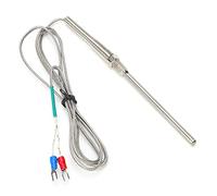 ZUUOZBYY 3.9in K-Type Probe Thermocouple Precise 0-800°C Temperature Test M8 Thread with 4.9ft Cable