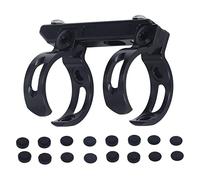 ZUUOZBYY Bike Seatpost Kettle Holder Mount Aluminum Alloy Folding Bike Water Bottle Cage Adapter for Birdy for DAHON Black