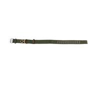ZUUOZBYY Cow Collar Adjustable 4 Layer Canvas Calf Collar with 2 Rows Metal Buckle for Horse Sheep Cattle Dog (S)