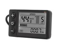 ZUUOZBYY Electric Bicycle LCD Display Meter 24 36 48 52 60V Bike Control Panel with Plug