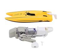 ZUUOZBYY Remote Control Boat Kit RC Speedboat Power Hand Crank Generator Toy Model for Early Education Intellectual Development