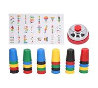 ZUUOZBYY Stacking Cups Card Games Toy Early Educational Training Colorful Interactive Stacking Cups Toy for Baby