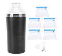 ZUUOZBYY Vacuum Bag Pump 3L/min -60kpa Mini Handheld Electric Sealed Pump Travel Portable for 3D Printing Supplies Storage Compression Drying