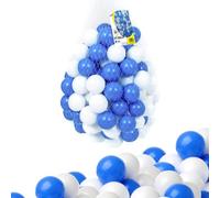 Zuvo Ball Pit Balls (300 Pack) Blue - Crush-Proof 5.5cm Plastic Balls for Kids | Safe, Smooth & BPA-Free | Indoor & Outdoor Play for Toddlers & Babies