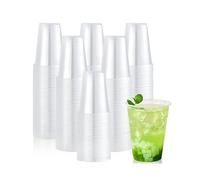 Zuvo Clear Plastic Cups 7 OZ - 1000 Plastic Disposable Drink Cups for Water (1000, 7 OZ)