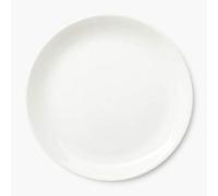 Zuvo Dinner Plates Set Of 6 White Porcelain 10.5 Inch Coupe Plates Microwave And Dishwasher Safe
