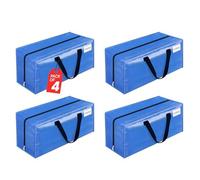 Zuvo Extra Large Moving Bags and Storage Bags with Zip, 4 Pack, 73x36x36 cm