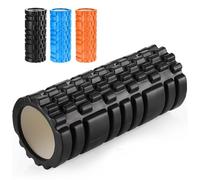 Zuvo Foam Roller for Muscles, Legs and Back Pain Relief, Textured, Black