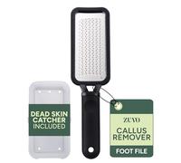Zuvo Foot File for Hard Skin, Surgical Stainless Steel Callus Remover XL