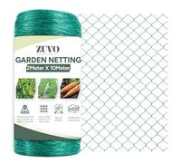 Zuvo Garden Netting 2m x 10m, Fine Mesh Bird & Pigeon Net for Veg Patch