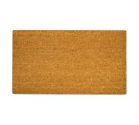Zuvo Heavy Duty Coir Doormat - Brown Natural Coir with Non-Slip PVC Backing (40 x 70 cm) - Indoor & Outdoor Use