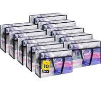 Zuvo Laundry Storage Bags Pack Of 10, Xl (46X23X38 Cm)