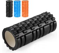 Zuvo Lightweight Foam Roller For Muscle Pain Relief, Massage Roller And Back Roller, Black