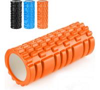 Zuvo Lightweight Foam Roller For Muscle Pain Relief, Massage Roller And Back Roller, Orange