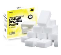 Zuvo Magic Eraser Sponges 48 Pack Heavy Duty Melamine Pads for Cleaning Kitchen and Bathroom