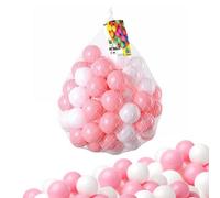 Zuvo Pink Ball Pit Balls 200 Pack For Childrens - Colorful Plastic Balls For Kids' Pool & Ball Pits