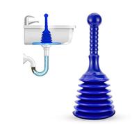 Zuvo Sink Plunger, Airpush Drain Unblocker for Kitchen, Bathroom & Shower