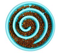 Zuvo Slow Feeding Dog Bowl-. Helps in Dieting and Healthy Weight Management for your Dog. Regular Size Can Hold upto 250 Grams of Dry Dog Food. Made From Safe Non Toxic BPA Free Material.