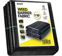 Zuvo Weed Control Membrane 1M X 10M, 100Gsm Uv-Stabilised Fabric For Long-Lasting Weed Control