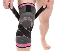 zuxify Knee Brace for Women, Adjustable Compression Knee Support Sleeve for Arthritis, ACL, MCL, Meniscus Tear for Running, Sports, Knee Pads for Tendonitis, Bursitis, Ligament Injuries(1 pack)