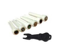 ZUXOCY 1 Set Elegant Bone Pins Guitar Bridge Pins Professional Guitar String Nails Bone Guitar Accessories Bone Texture