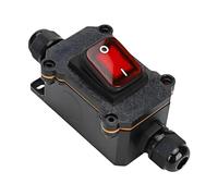 ZUXOCY 12V Inline Switches Waterproof Inline Cord Switches Heavy Duty Waterproof Power Switches 12V Outdoor Lighting Decoration