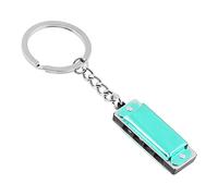 ZUXOCY Colorful Harmonica Keychain Harmonica 8 Tone 4 Holes for Chain for 3.6 x1.2 x 0.8cm for Kids Toy