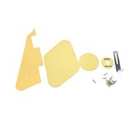 ZUXOCY Standard Pickguard/Control Backplate/Cavity Cover Mounting Screw for Styles Guitar, 1Ply Black/Yellow